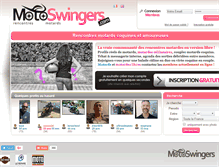 Tablet Screenshot of motoswingers.com